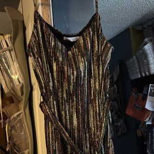 Multicolor Striped Women's Dress